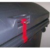 CTS Rheinwerk Rubbish Container Lock (1100 Litres) Lid in Lid 1100-R-D Simultaneous Locking