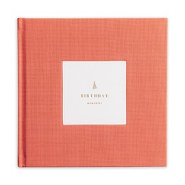 Promptly Journals, My Birthday Memories: A 20-Year Keepsake (Strawberry, Pink, Leatherette) | Birthday Memory Journal | Yearly Memory Journal | Birthday Gifts for Adults |