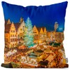 VOID Weihnachtsmarkt Frankfurt Kissenbezug Kissenhülle Sofakissen Kissen Deko Weihnachten Winter