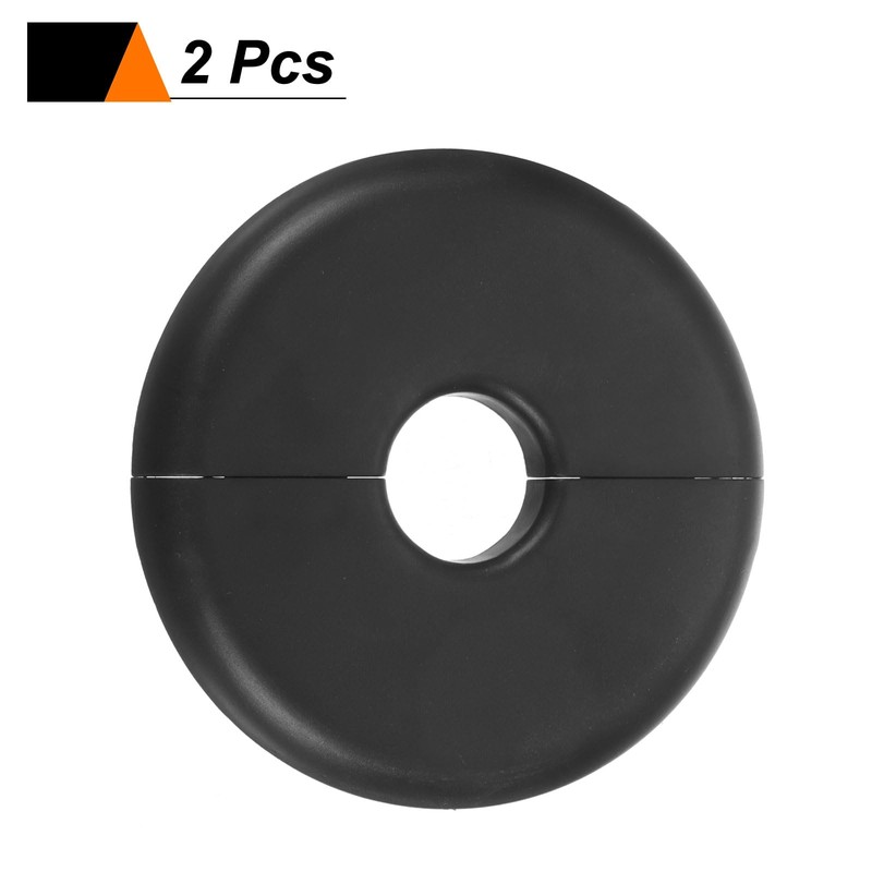 HARFINGTON 2pcs Wall Split Flange 17mm/0.7" Self-Adhesive Plumbing Cover Plates