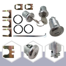 608307 605533 Door Lock Cylinder & Keys Door Trunk Key Set for MONTE CARLO 1970-1972, 1974-1978