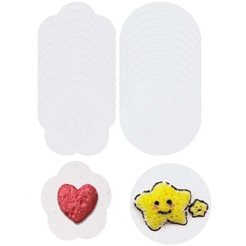 12pcs Magic 3D Puffy Foam Texture Papers, 2.36x2.36 Inch Round and Flower Shape Sponge Canvas for DIY Painting, Creative Arts and Crafts, School Home Desk Decor, Unique Gift Ideas