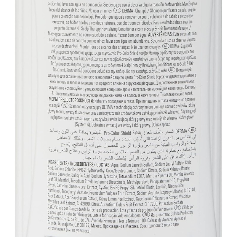 Nioxin System 4 Cleanser 1000 ml