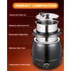 500W Soup Warmer Commercial - 10QT Soup Kettle Electric Soup
