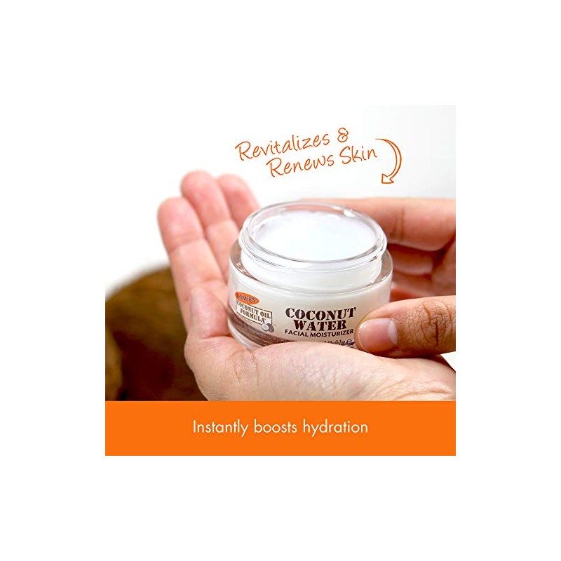 Palmer Coconut Oil Formula Crema Hidratante Facial Agua Coco Ácido