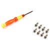 Zotech Replacement 8 Headset Screws + Screwdriver for Tool Kit
