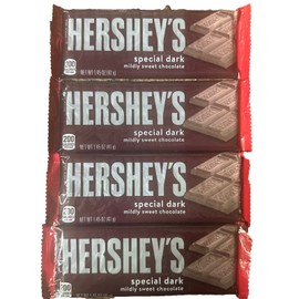 Hershey's Hershey’s Special Dark Chocolate Mildly Sweet  Chocolate 1.45 oz Lot Of 4