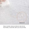 WELTRXE Shower Curtain Liner 8G EVA with 3 Magnets, Waterproof