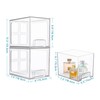 Vtopmart 4 Pack Stackable Storage Drawers, 6.6''Tall Acrylic Bathroom Makeup
