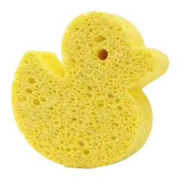 Baby Bath Sponge,Soft Baby Body Wash Scrubber Wood Pulp Sponge | Cute Dead Skin Remover Body Scrubber Bath Rub Shower Brush for Children Kids Baby Toddler