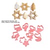 Plastic Cookie Cutters Sea Animal Pattern 3D Cartoon Baking Pressable