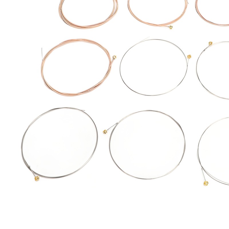 12 Pcs Acoustic Guitar Strings 12‑52 Gauge Phosphor Bronze PU