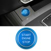 QZTYTY Car Push Start Button Cover, Ignition Switch Button, Engine