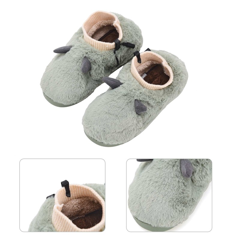 Heated Feet Warmer USB Short Plush Detachable Heating Feet Warmer