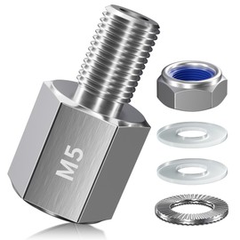 NICEDACK Unisex Bicycle Axle Adapter for M5 Quick Release, Universal Bicycle Clutch Adapter, Inner 5 mm, Outer 10 mm