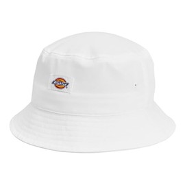 Dickies Men's Twill Bucket Hat, White, AL