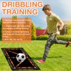 Football Training Mat,60x90cm Football Footstep Training Mat Football Mastery Mat