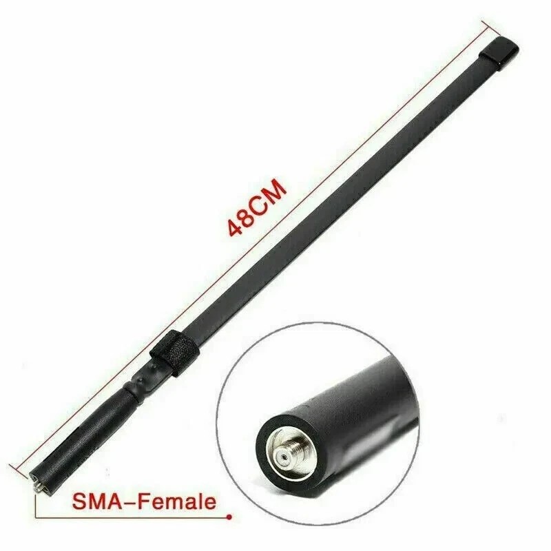 For Baofeng 48cm SMA-Female Tactical Antenna VHF/UHF For Baofeng UV-5R