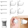 Retoo Cabinet Lock Magnetic 4 Pieces Cabinet Lock with Key