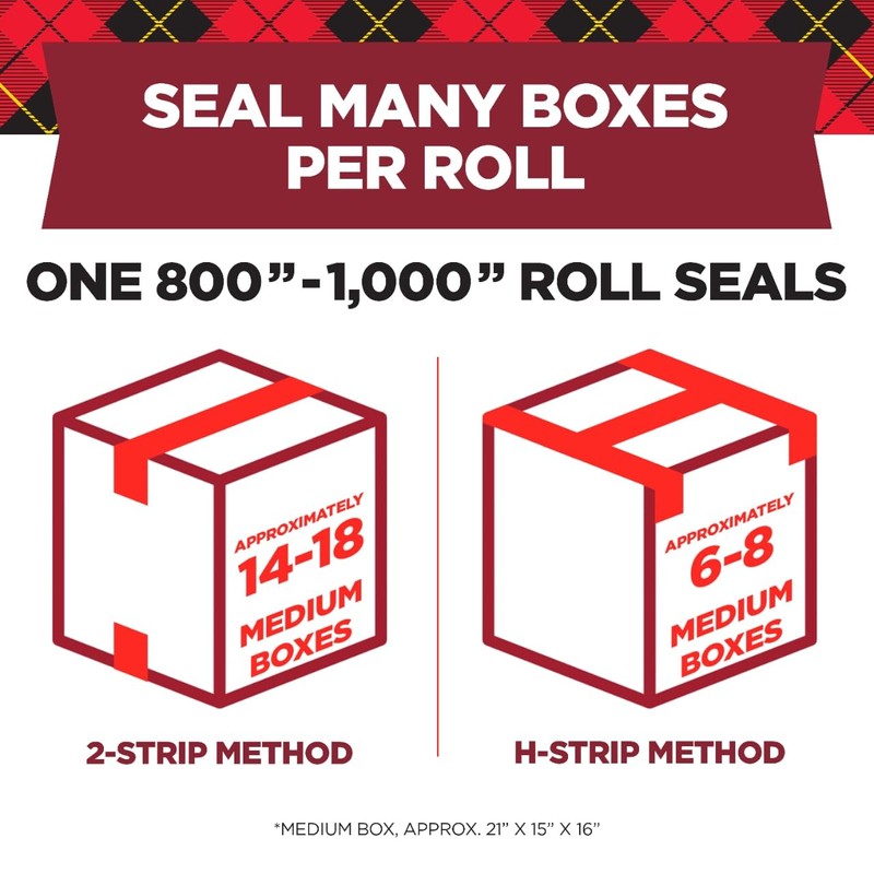 Scotch Secure Seal Packing Tape, Ultra Clear, Reliable and Durable