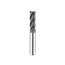 SPEED TIGER ISE Carbide Square End Mill - Micro Grain Carbide End Mill for Alloy Steels/Hardened Steels - 4 Flute - ISE3/8"4T - Made in Taiwan (1 Piece, 3/8")