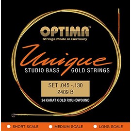 Optima 2409B UNIQUE Studio Bass GOLD Strings, 5-string