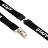 CKB LTD Black Staff LANYARDS Breakaway Safety Lanyard Neck Strap
