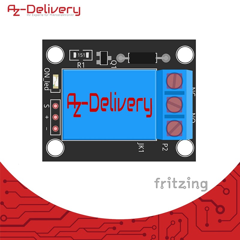 AZDelivery 1-relay, 5V, KY-019 Parent relay