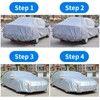 Hlogree 2PCS Car Cover Gust Straps Wind Protector,Bungee Cords Hook