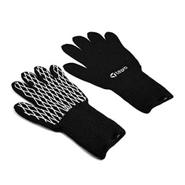 tepro Barbecue Accessories Textile Barbecue Gloves Set of 2 Heat Resistant up to 350°C