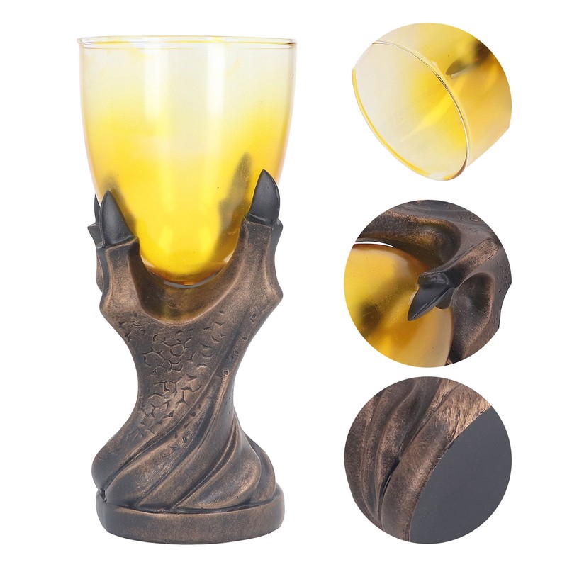 3D One Hand Claw Glass Goblet Fashionable Skull Hand Goblet