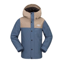 Volcom Boys' Stone 91 Insulated Snowboard Winter Jacket, Indigo S5