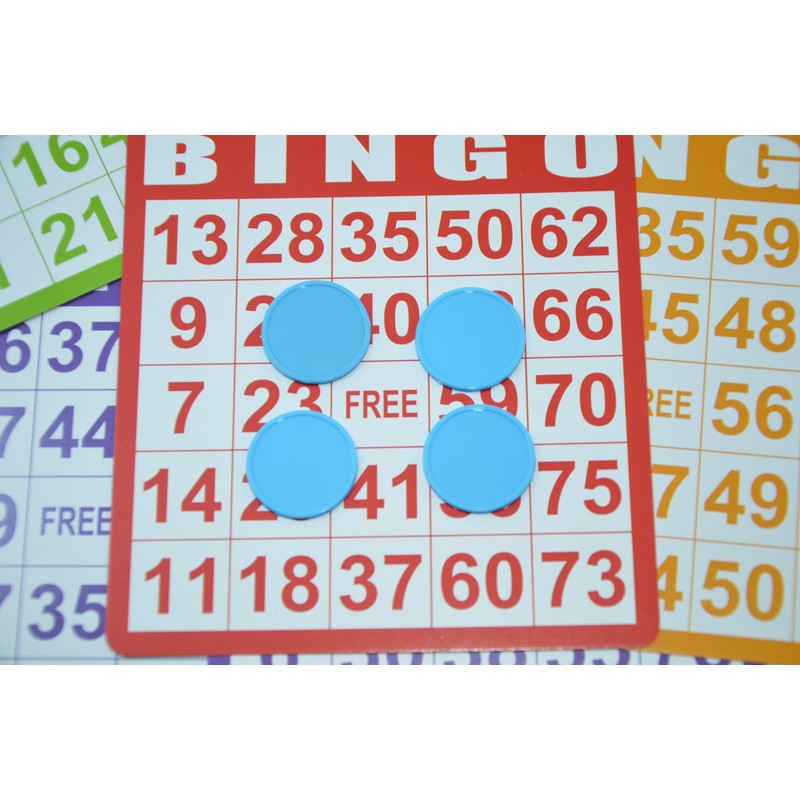 Smartdealspro Set of 100 1 Inch Opaque Plastic Learning Counters