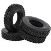 4Pcs 20mm Width Shoe Sole Pattern Tyre for Tamiya Tractor