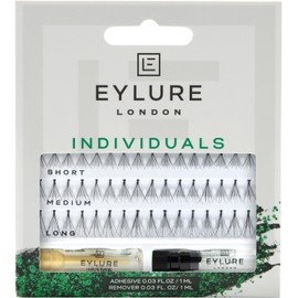 Eylure Pro Individual False EyeLashes in Short, Medium, and Long - Black EyeLashes Kit