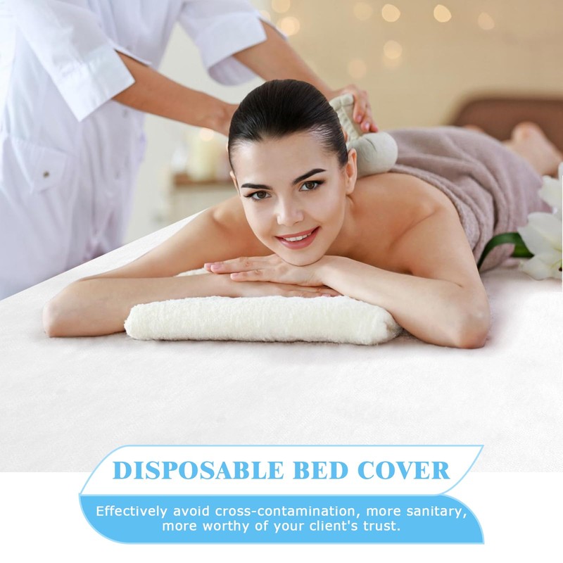 Disposable Bed Sheets, 100pcs Massage Spa Sheets, Soft Non-Woven Fabric