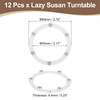 uxcell 12Pcs 3 Inch Rotating Swivel Stand with Steel Ball