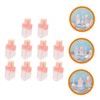 ORFOFE 10pcs Round Lip Gloss Tubes Refillable Mini Empty Lip