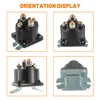 HUAREW Dump Trailer Solenoid 12V 4 Terminal 100 Amp Intermittent