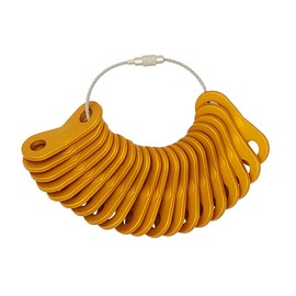 simPLEISURE Qa100088b01n0 Flexible Metal Fittings, Rope Tensioner, Tent Tarp, Rope Tensioner, Aluminum, Compatible with φ0.12 - 0.2 inches (3.0 - 5.5 mm), Cord Slider Included (Gold)