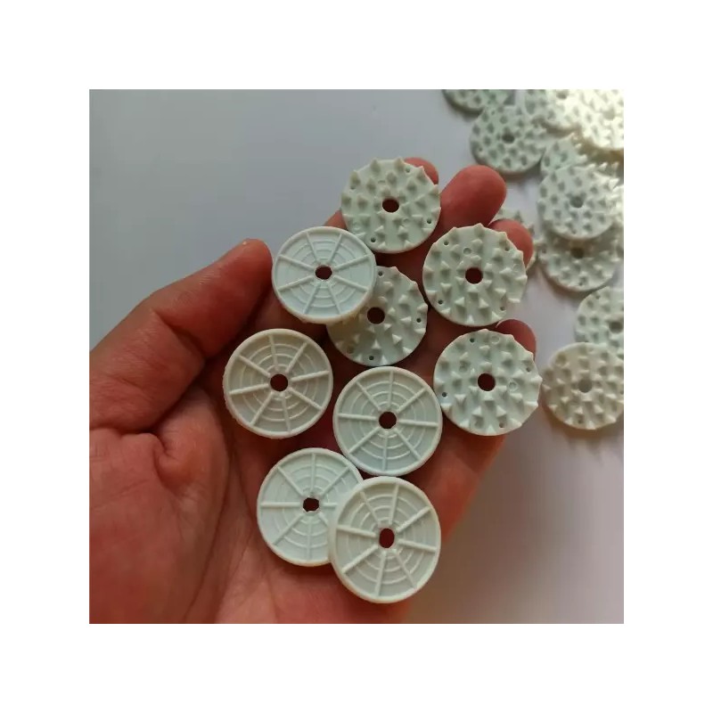 UXOWOXXU 100pcs 지압 플라스틱 스파이크 침술 매트 네일 스트랩 랩