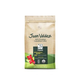 Juan Valdez Organic Ground Coffee, Balanced Roast 10 OZ - Premium Colombian Coffee USDA Organic Certified - 100% organic coffee free of chemicals in its cultivation process