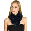 Caspar SC478 Women's Faux Fur Scarf Fur Collar Fur Collar,