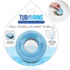 TUBRING The Ultimate Tub Drain Protector Hair Catcher/Strainer/Snare (Aqua)