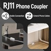Uvital Phone Extension Cord 33Ft(10m), Telephone Cable with Standard RJ11