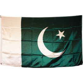 FLAG OF PAKISTAN. STANDARD SATIN QUALITY. BIG SIZE 150X90