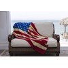 Erazor Bits Patriotic Fleece Blanket Throw Blanket - America Flag