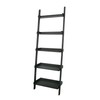 International Concepts 5 Tier Leaning Shelf, Black