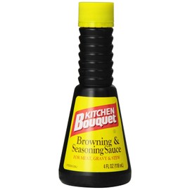 Kitchen Bouquet Browning and Seasoning Sauce 3 (three) 4-Ounce Bottles