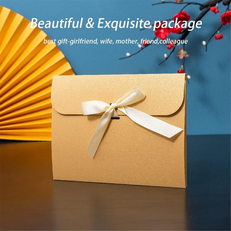 Weximil 100% Mulberry Silk Scarf for Women - 59”*6.3” Long